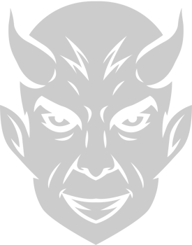 Devil face vector