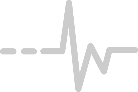 Heartbeat short line vector