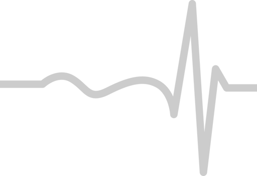 Heartbeat short line vector