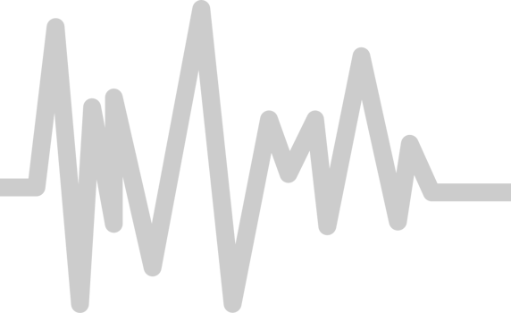 Heartbeat short line vector