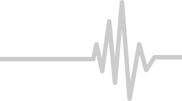 Heartbeat short line vector