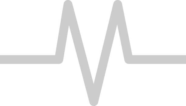 Heartbeat short line vector