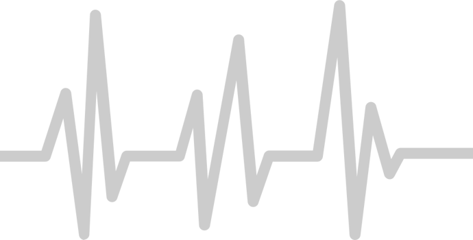Heartbeat short line vector