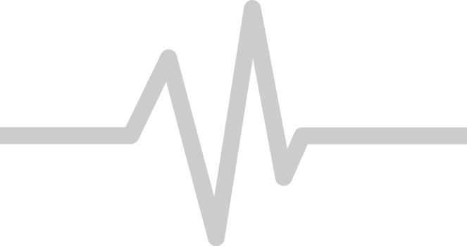 Heartbeat short line vector