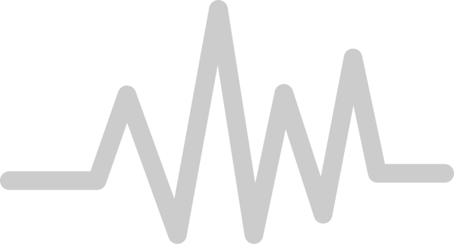 Heartbeat short line vector