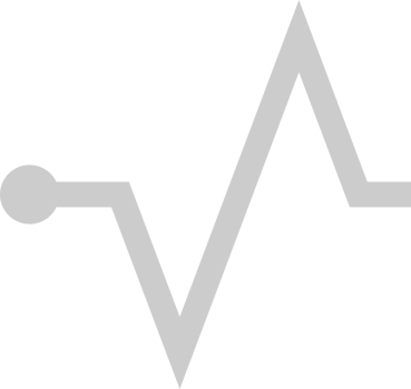 Heartbeat short line vector