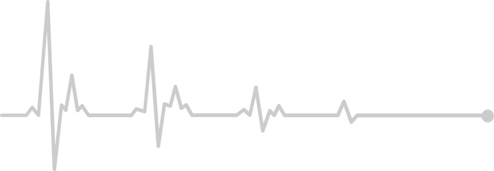 Heartbeat long line vector