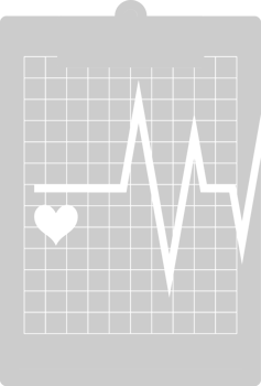 Heartbeat pad vector