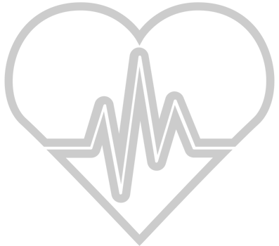 Heartbeat shape vector