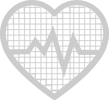Heartbeat shape vector