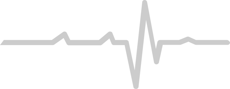 Heartbeat shape vector