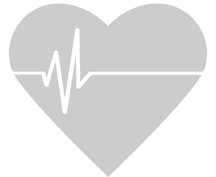 Heartbeat shape vector