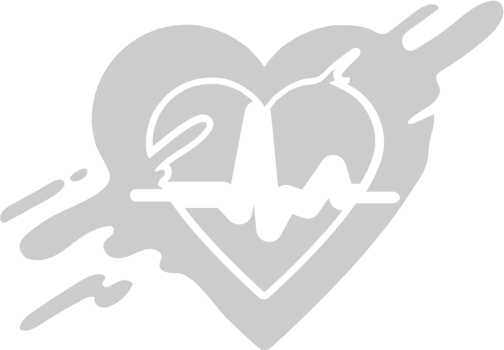 Heartbeat shape vector