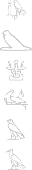 Egyptian hieroglyphic  vector