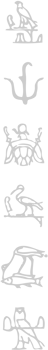 Egyptian hieroglyphic  vector