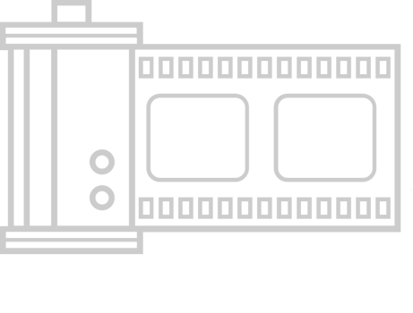 Camera film roll vector