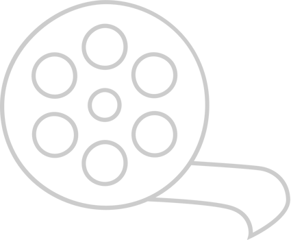 Film strip roll vector
