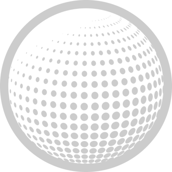 Golf ball vector