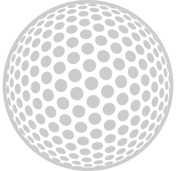Golf ball vector