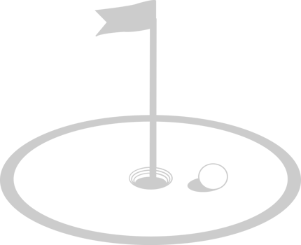 Golf flag vector