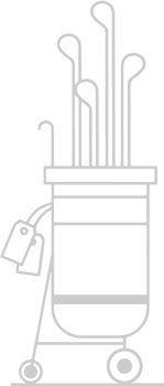 Golf bag vector