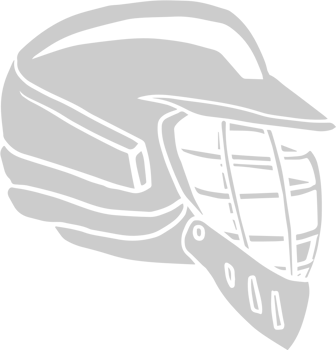 Lacrosse helmet vector