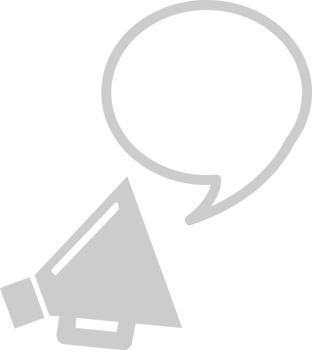 Megaphone  speech bubble vector