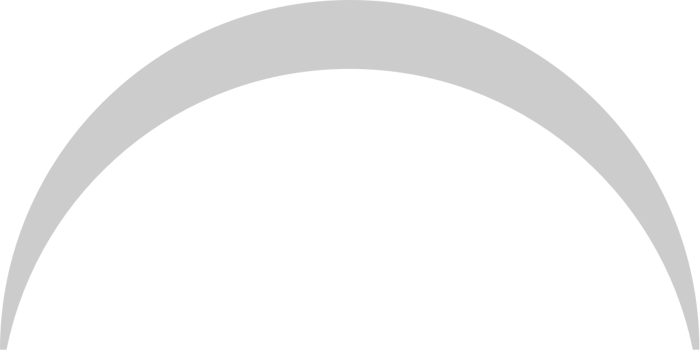 Half circle  vector