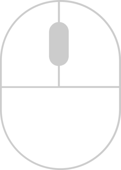 Mouse computer outline vector