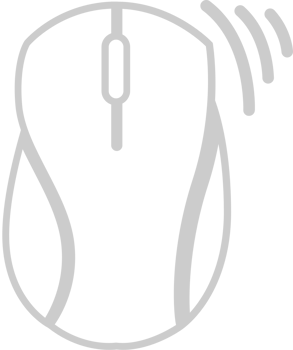 Mouse computer outline vector