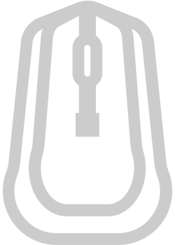 Mouse computer outline vector