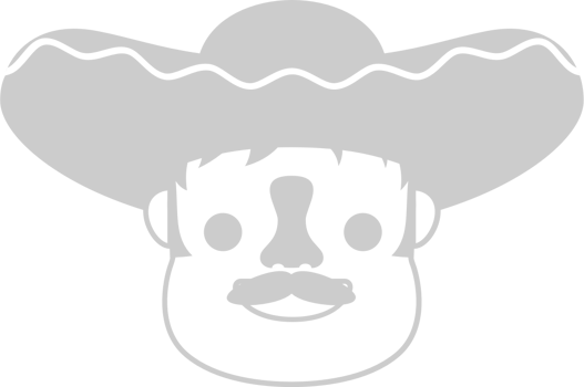 Mexican sombrero emoticon vector