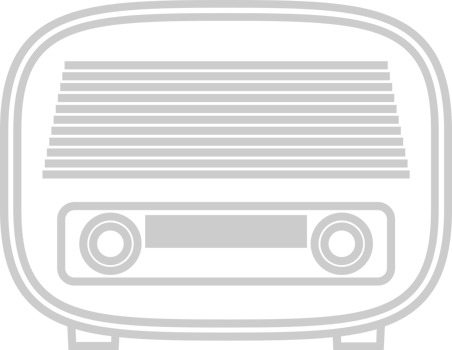 Radio vintage outline vector