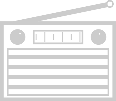 Radio outline vector