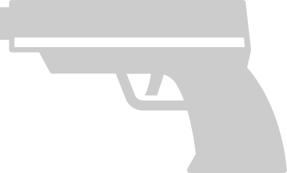 Police hand gun  vector