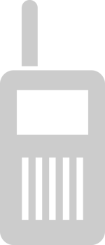 Police walkie talkie vector