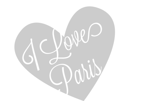 Love paris vector
