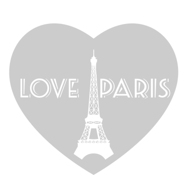 Love paris vector