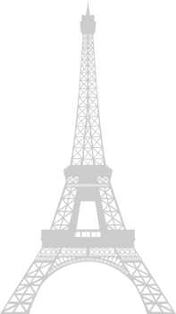 Paris detail eiffel tower vector