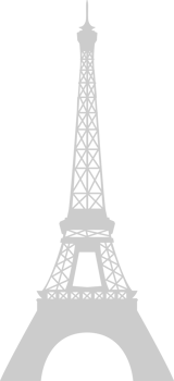 Paris detail eiffel tower vector