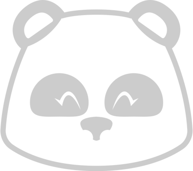 Panda face vector