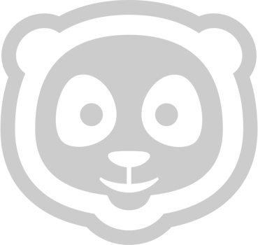 Panda face vector