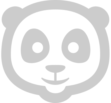 Panda face vector