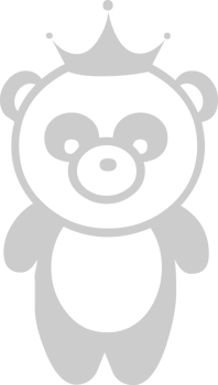 Panda cute character vector