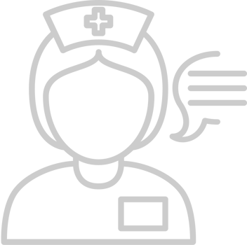 Nurse talk vector
