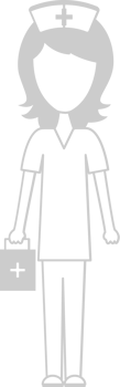 Nurse full body vector