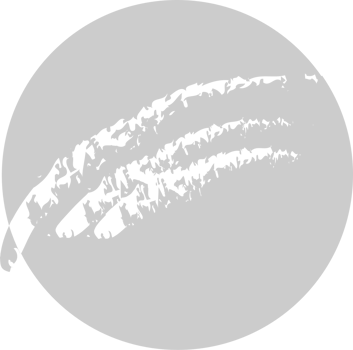 Scratch claw on circle shape vector