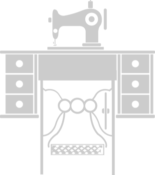 sewing machine with table vector