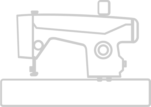 sewing machine outline vector
