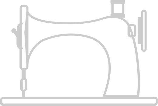 sewing machine outline vector